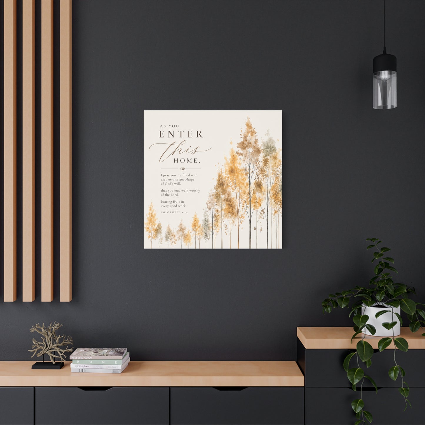 Larger Size Canvases | I Pray this For You — Watercolor
