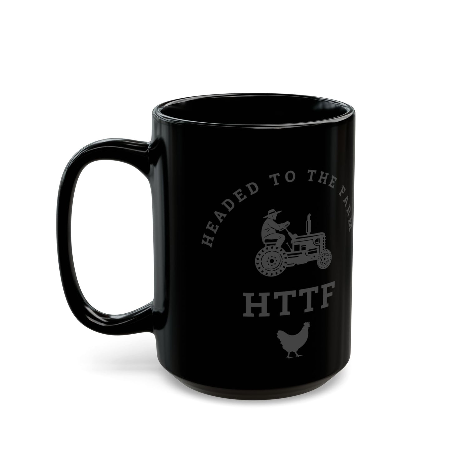 Headed to the Farm v1 — Mug — Black
