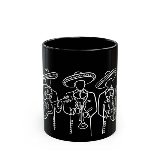 Mariachi Band v4 — Mug — Black