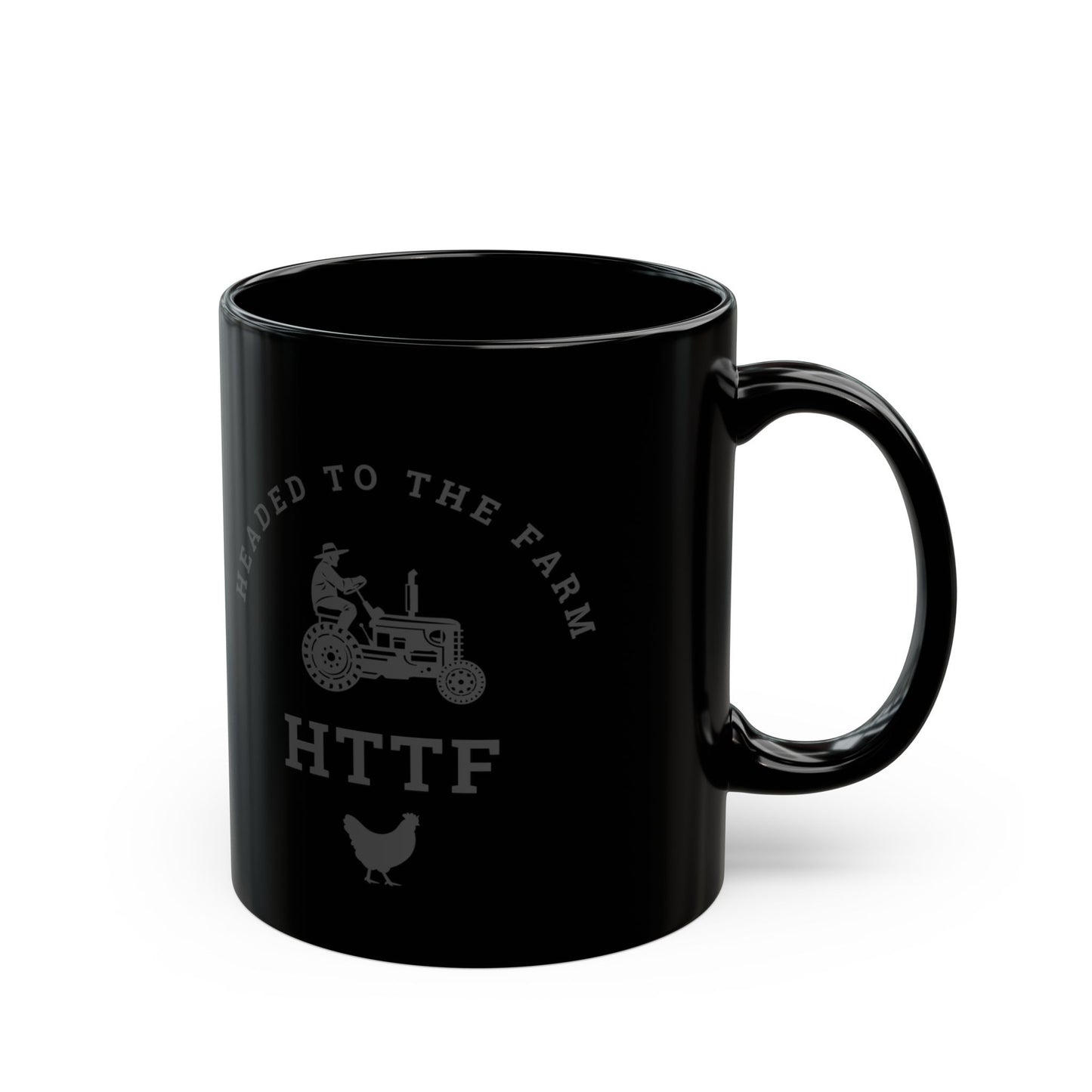 Headed to the Farm v1 — Mug — Black