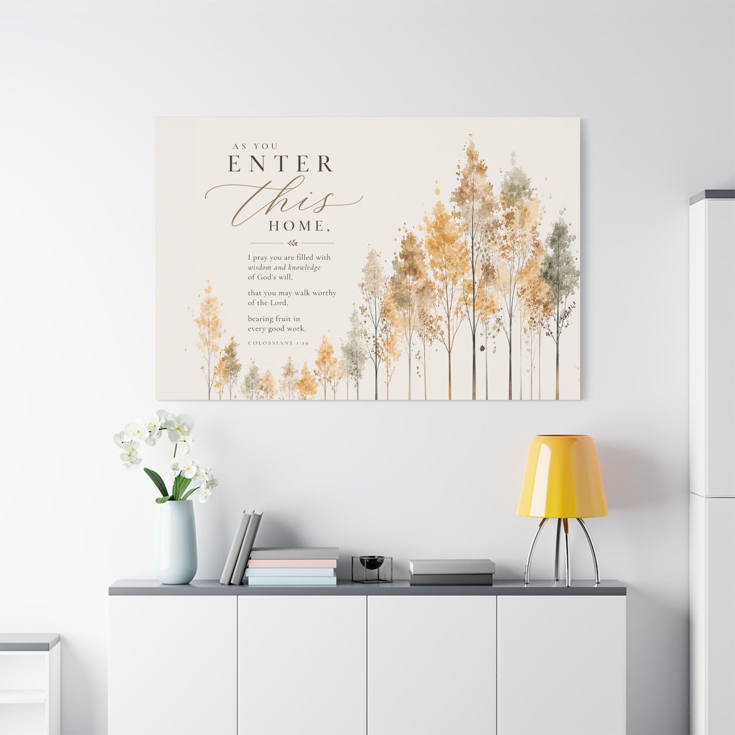 Larger Size Canvases | I Pray this For You  — Watercolor