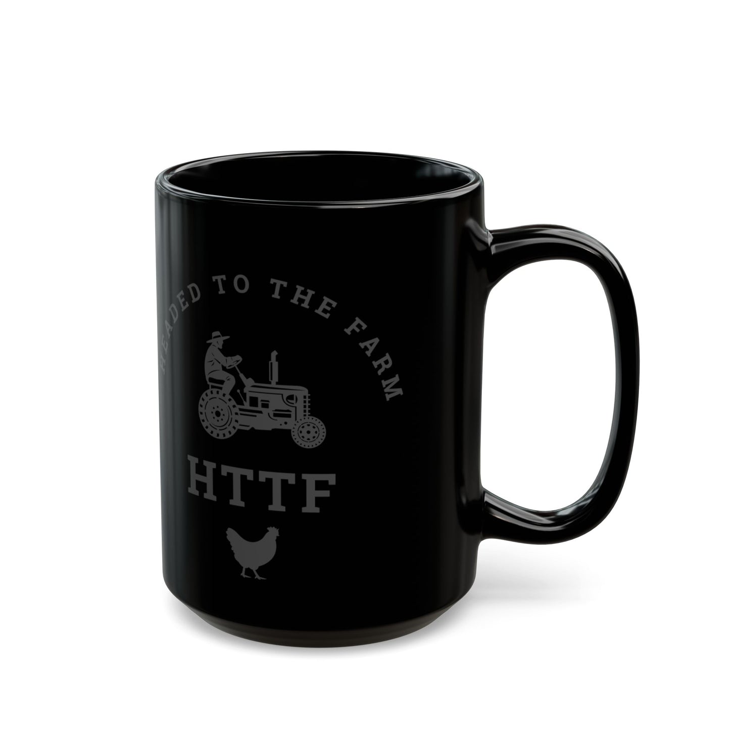 Headed to the Farm v1 — Mug — Black