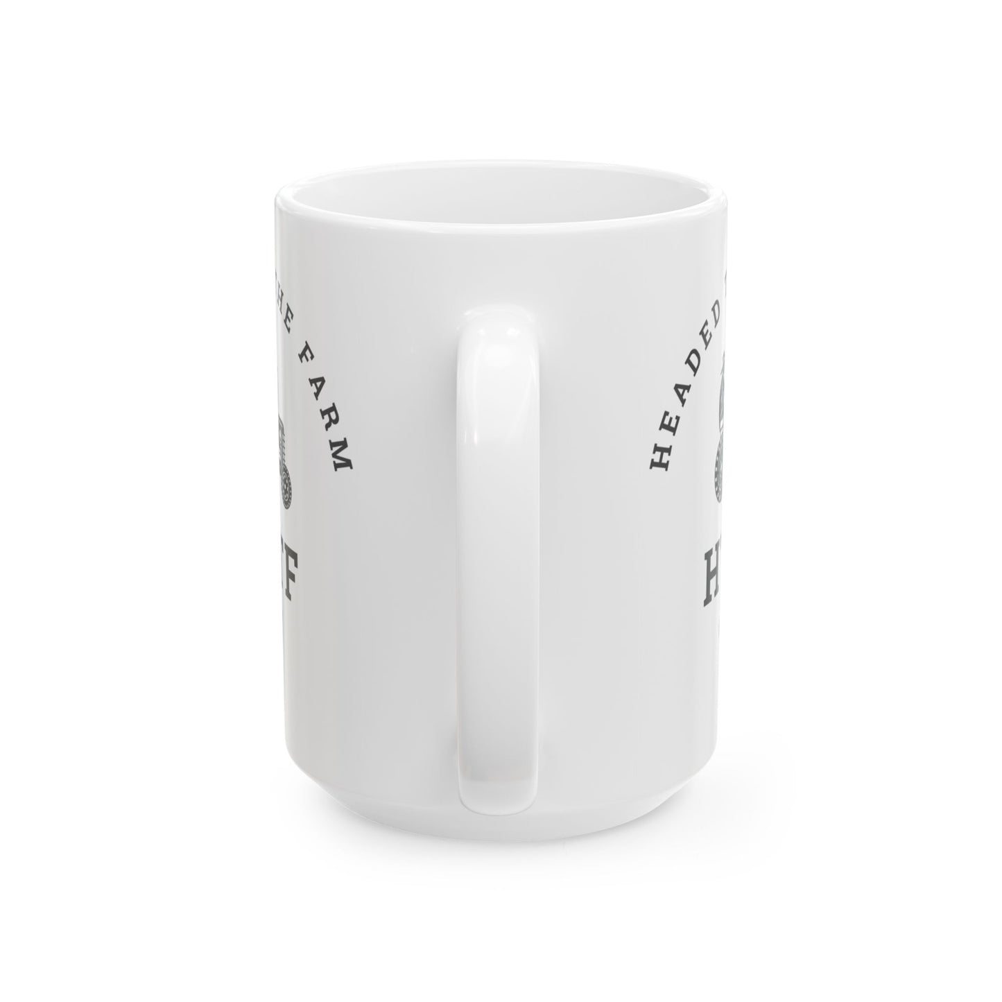 Headed to the Farm v1 — Mug — White