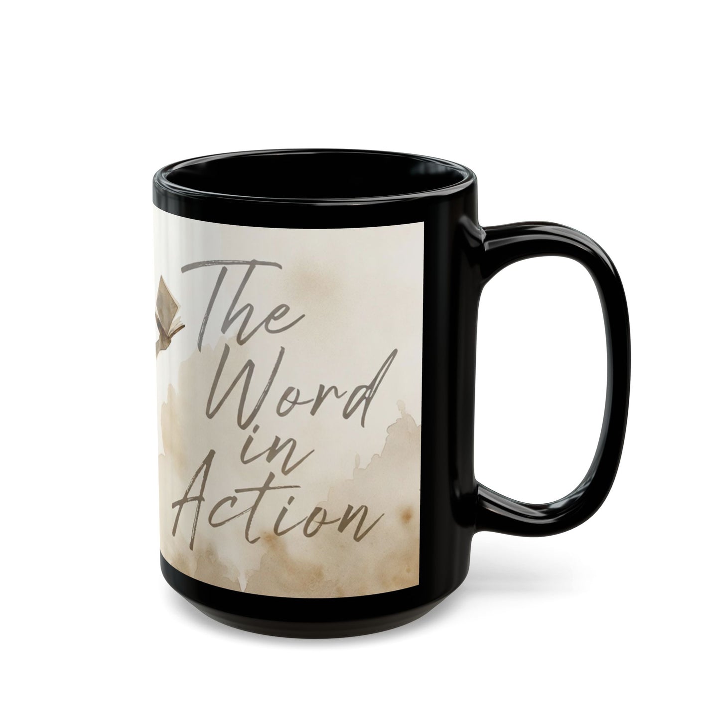 The Word in Action v2 — Mug — Black