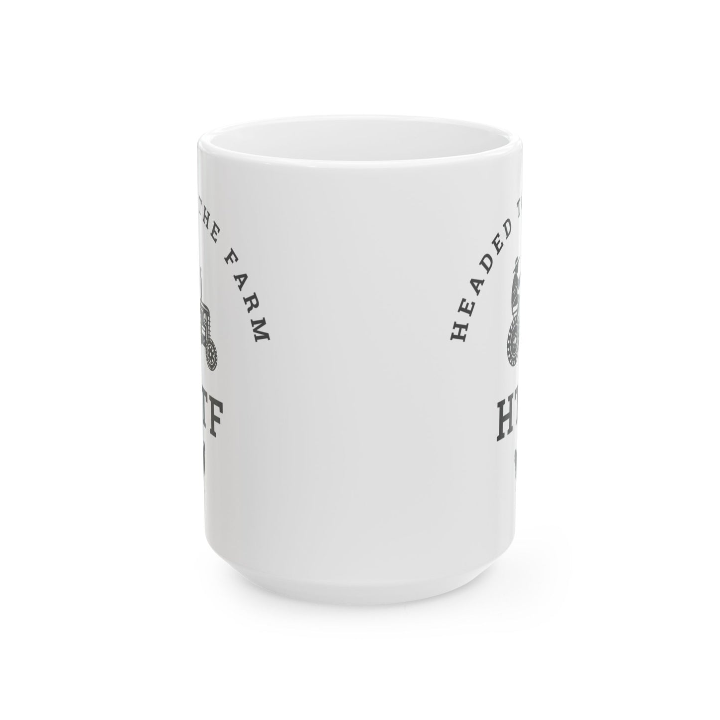Headed to the Farm v1 — Mug — White