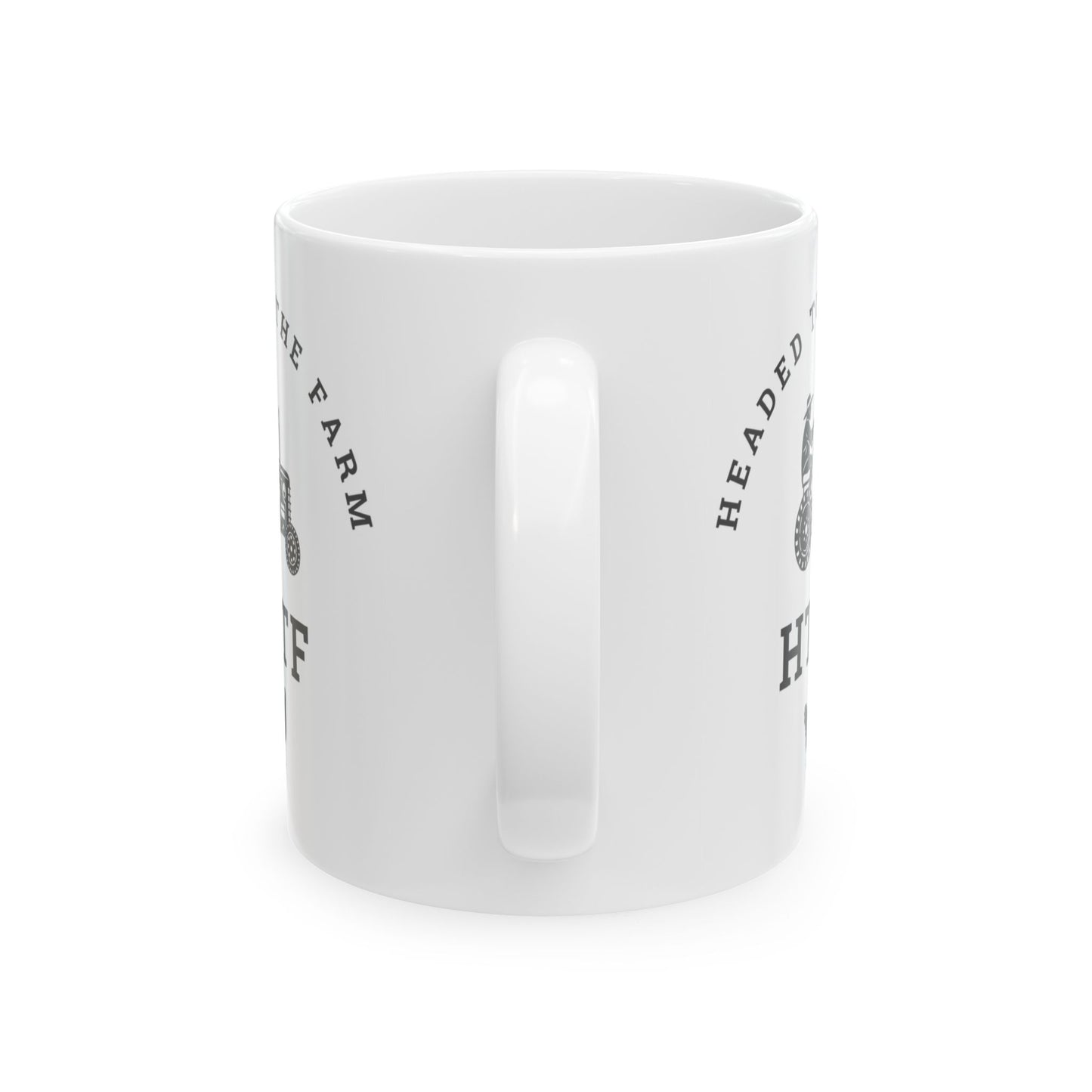 Headed to the Farm v1 — Mug — White