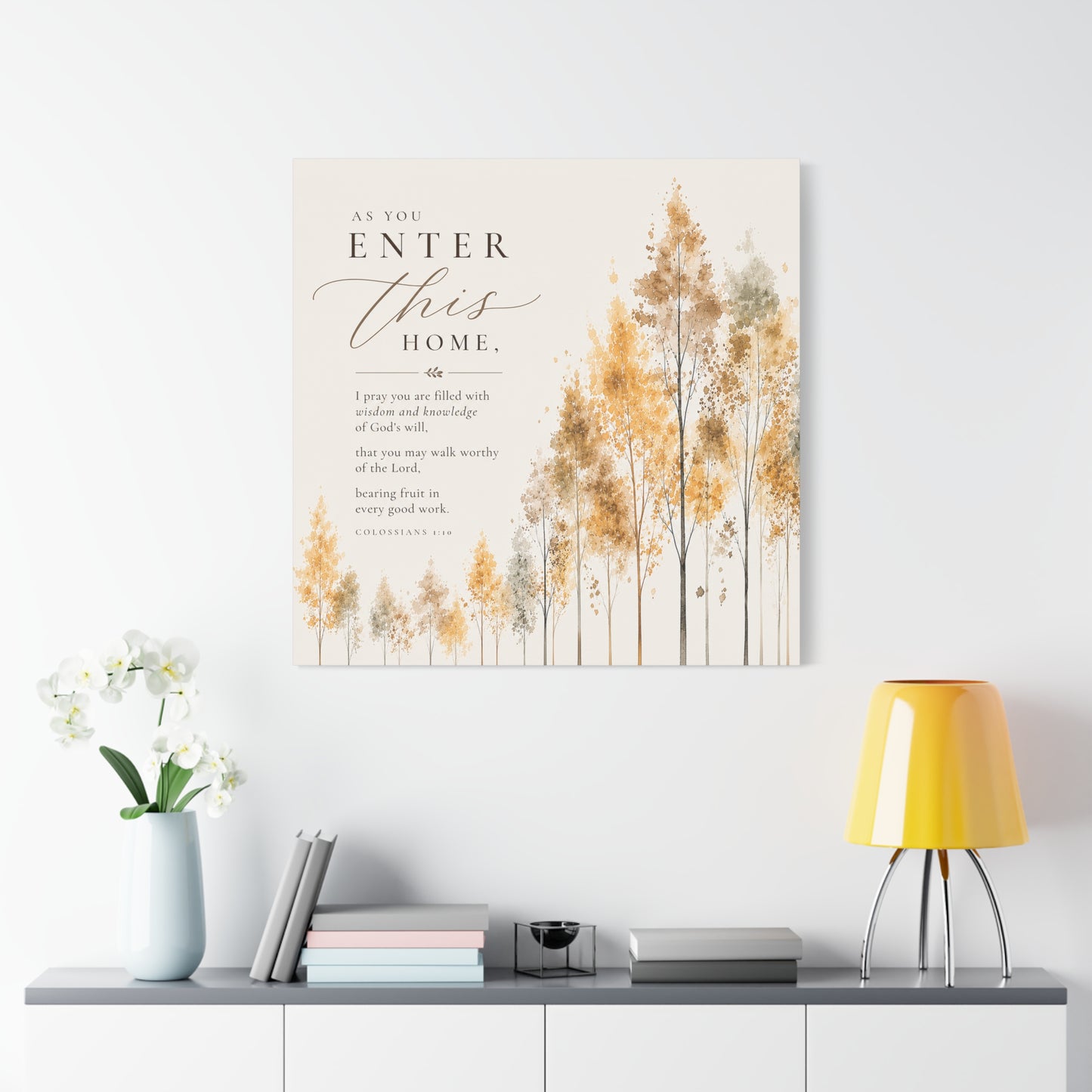 Larger Size Canvases | I Pray this For You  — Watercolor