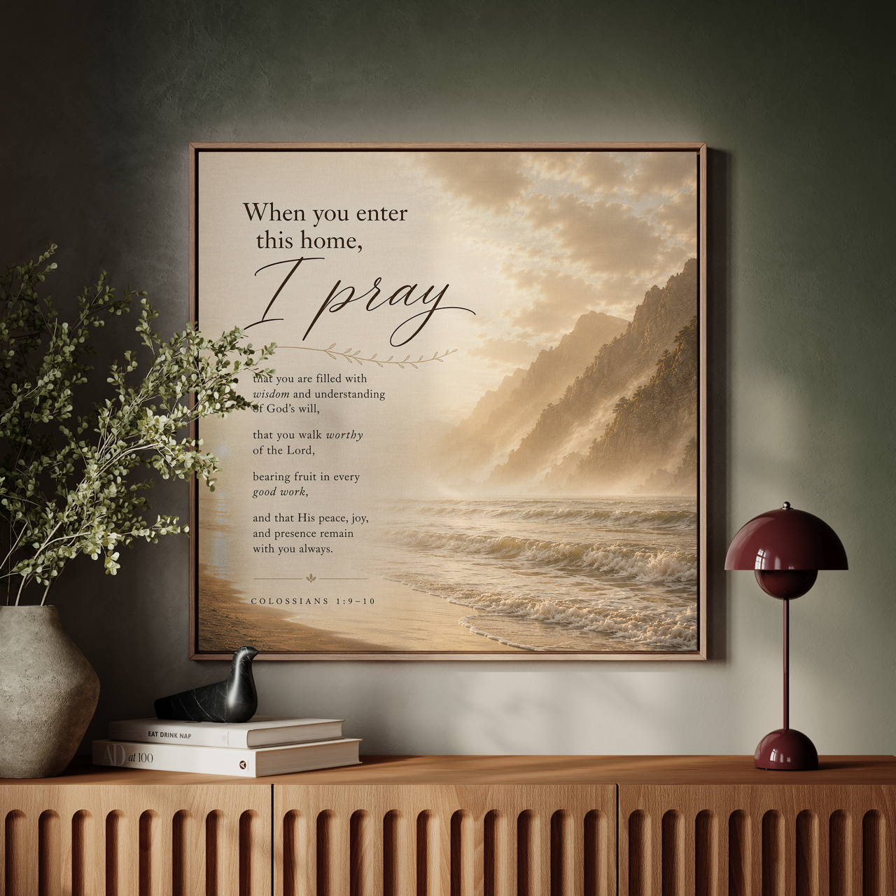 I Pray this For You Wall Art — Warm Coastal | Posters, Framed Posters and Canvases