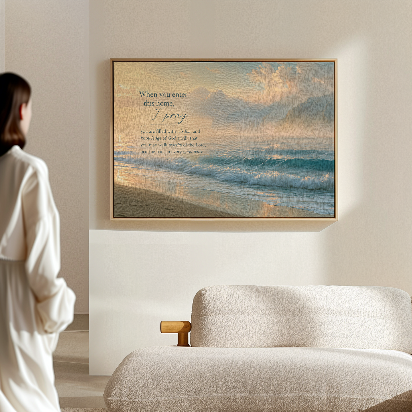 I Pray this For You Wall Art — Soft Tones | Posters, Framed Posters and Canvases