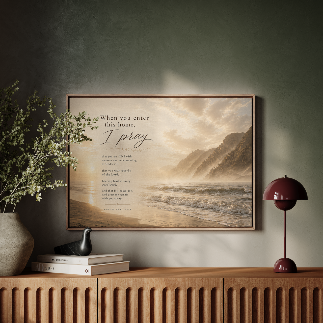 I Pray this For You Wall Art — Warm Coastal | Posters, Framed Posters and Canvases