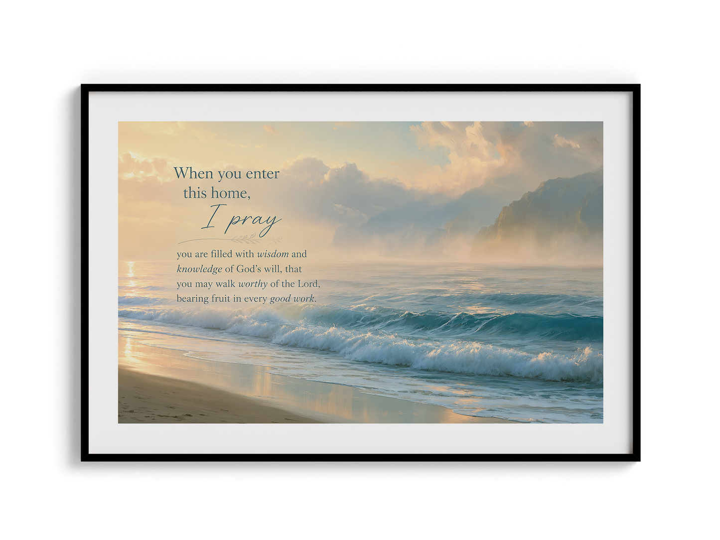 I Pray this For You Wall Art — Soft Tones | Posters, Framed Posters and Canvases