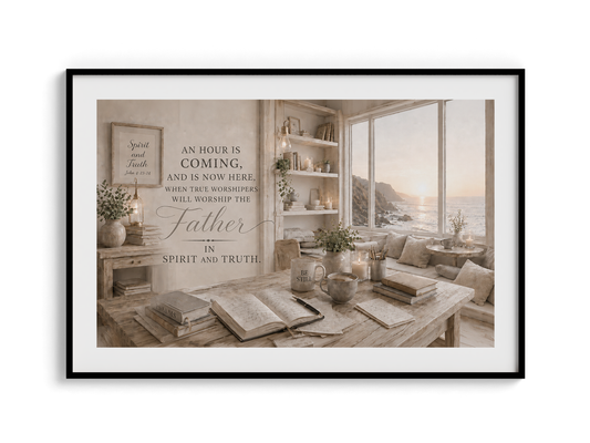 In Spirit and Truth  Wall Art  — Coastal Study | Posters, Framed Posters and Canvases
