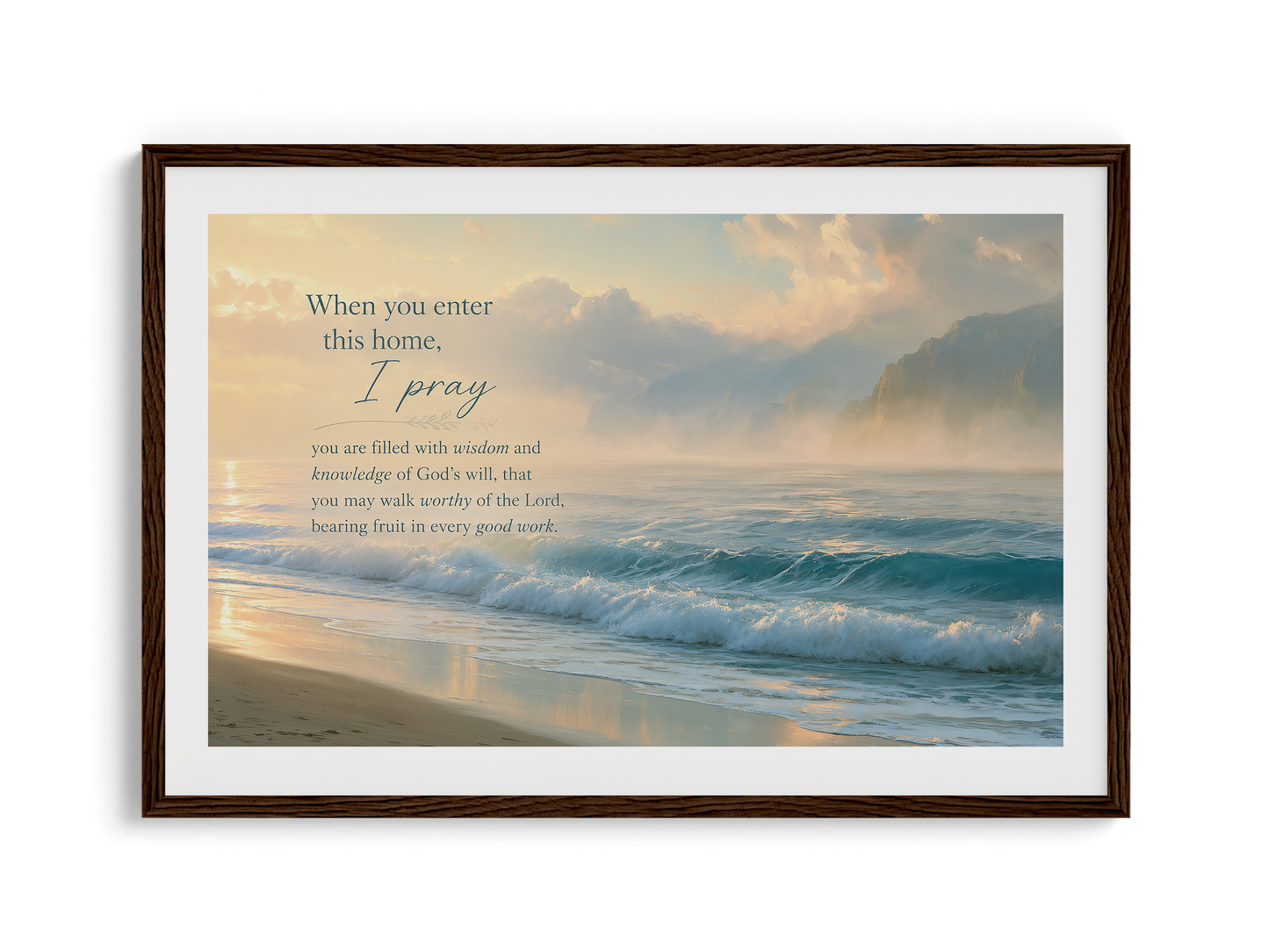 I Pray this For You Wall Art — Soft Tones | Posters, Framed Posters and Canvases