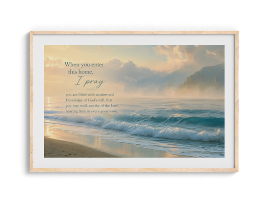I Pray this For You Wall Art — Soft Tones | Posters, Framed Posters and Canvases