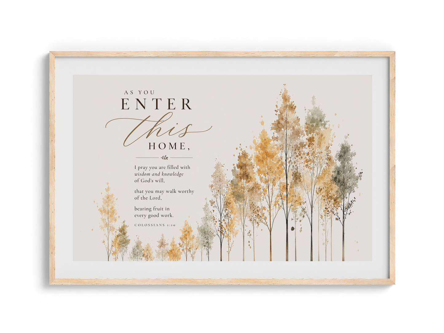 I Pray this For You Wall Art — Watercolor | Posters, Framed Posters and Canvases _