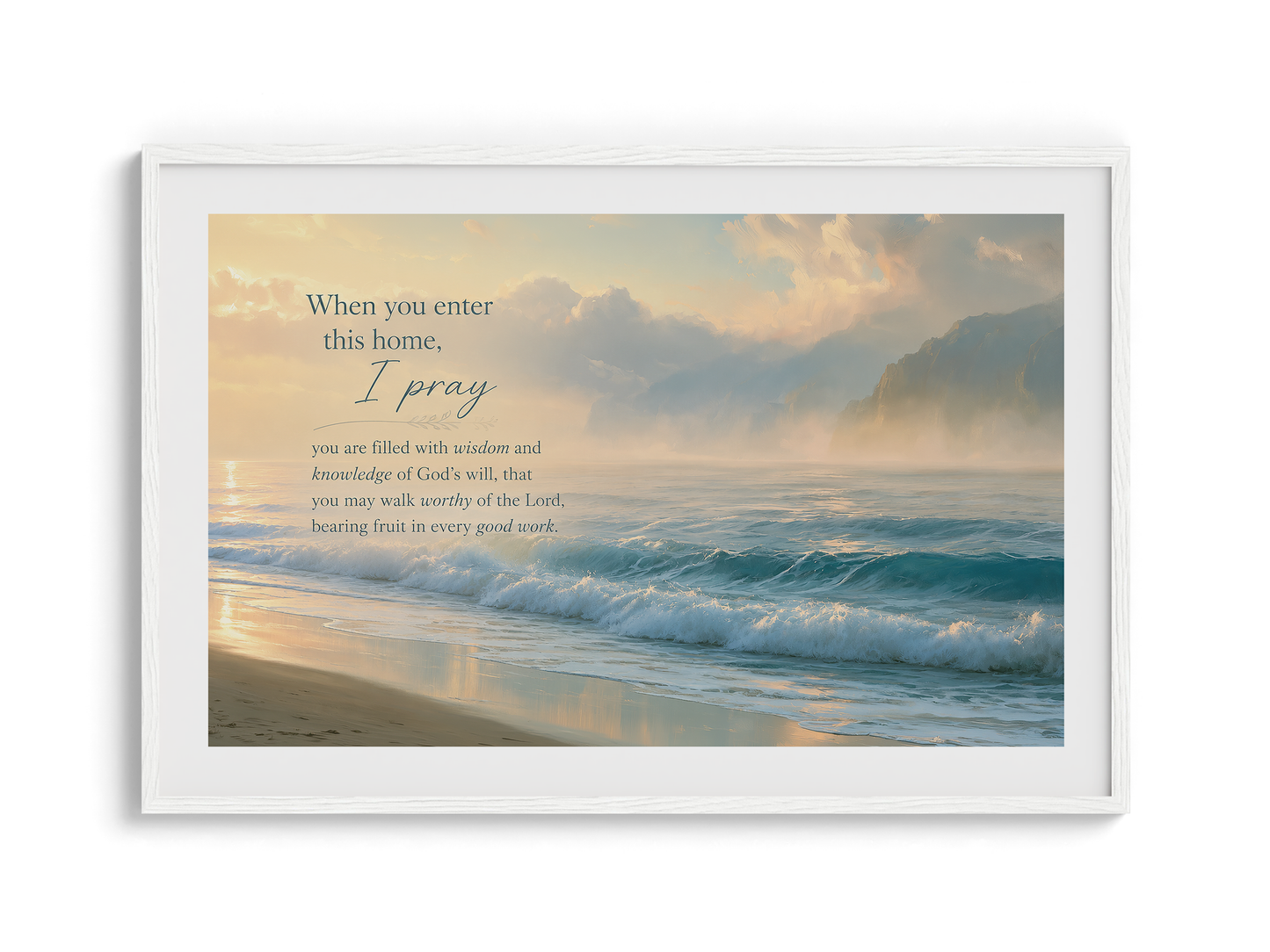 I Pray this For You Wall Art — Soft Tones | Posters, Framed Posters and Canvases