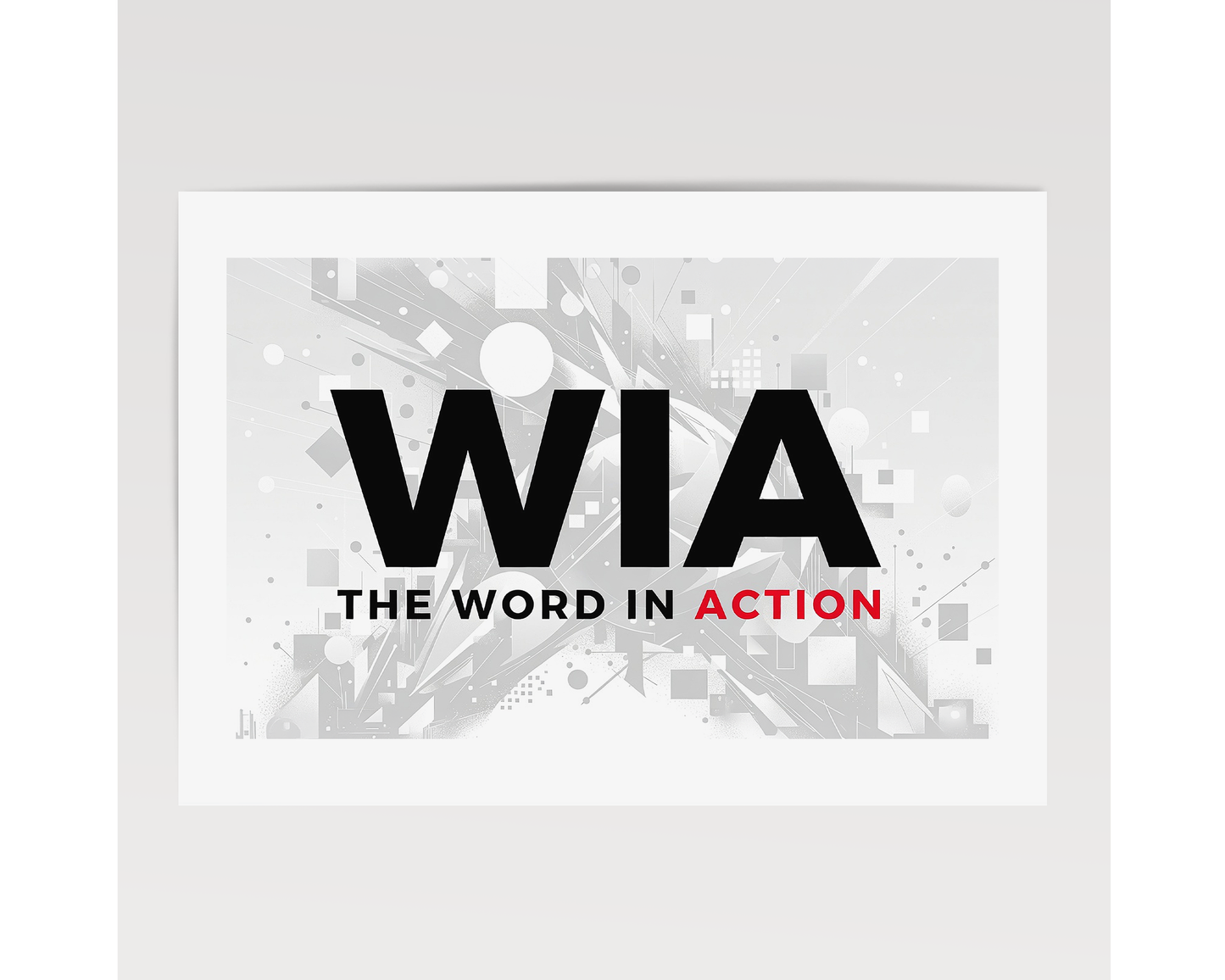 The Word in Action — Poster