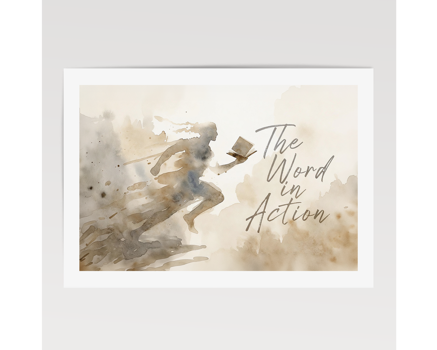 The Word in Action v2 — Poster