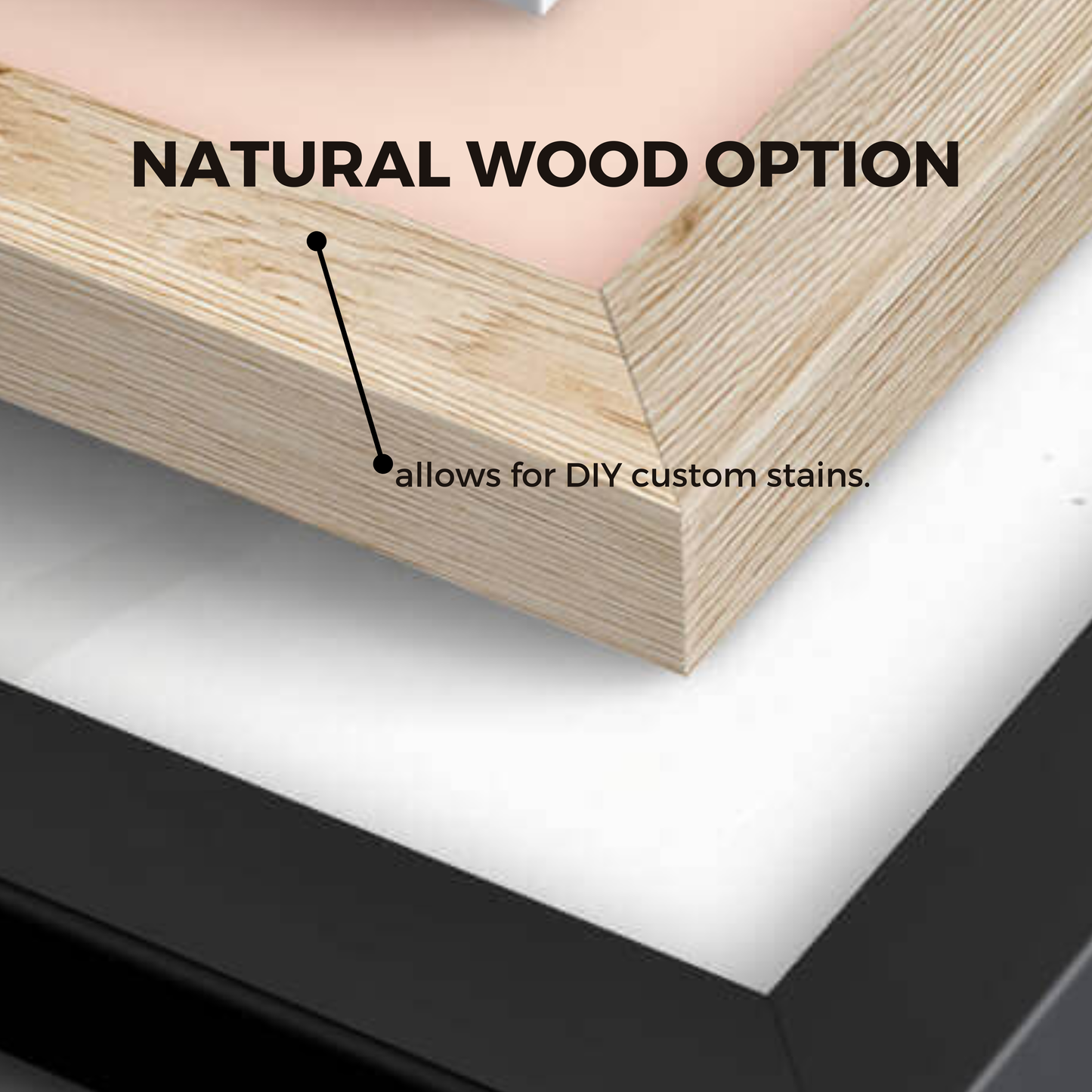 The Word in Action v2 — Wooden Framed Poster