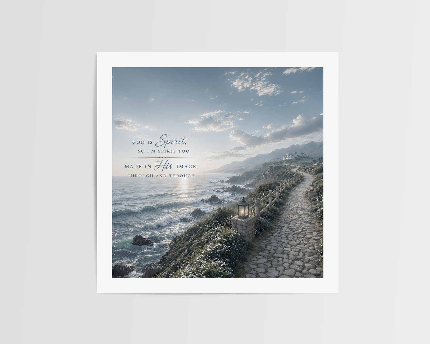 God is Spirit (Neutral) — Poster