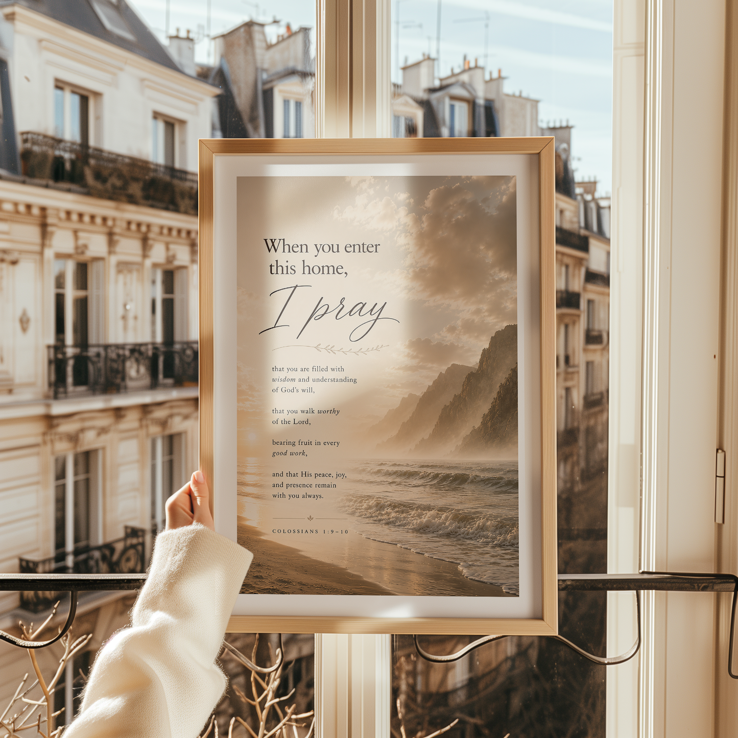 I Pray this For You Wall Art — Warm Coastal | Posters, Framed Posters and Canvases