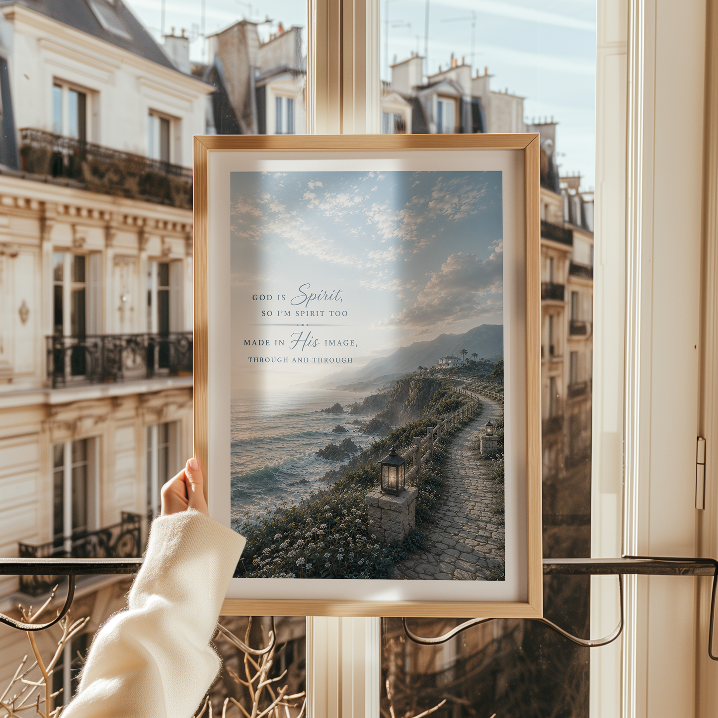God is Spirit Wall Art - Coatal path | Posters, Framed Posters and Canvases