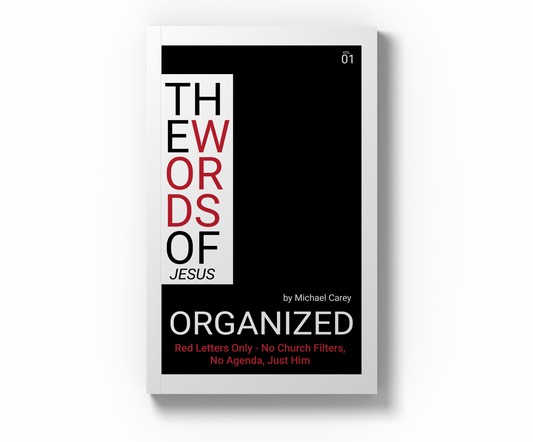 The Words of Jesus Organized – Vol 01